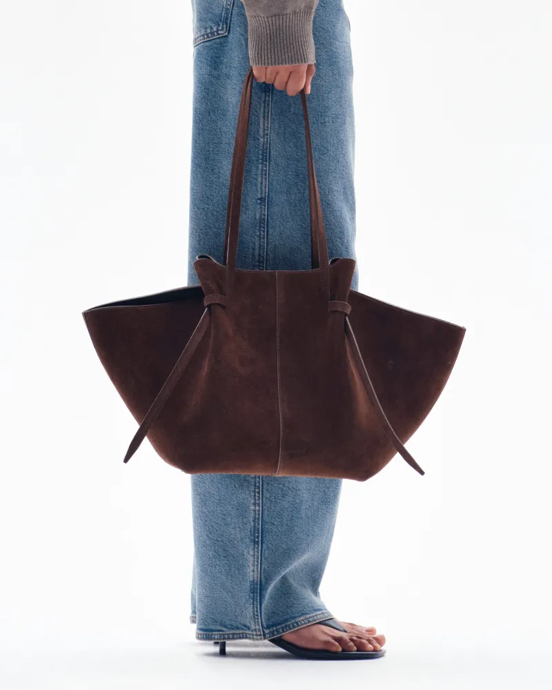 Large Mochi - Chocolate Suede