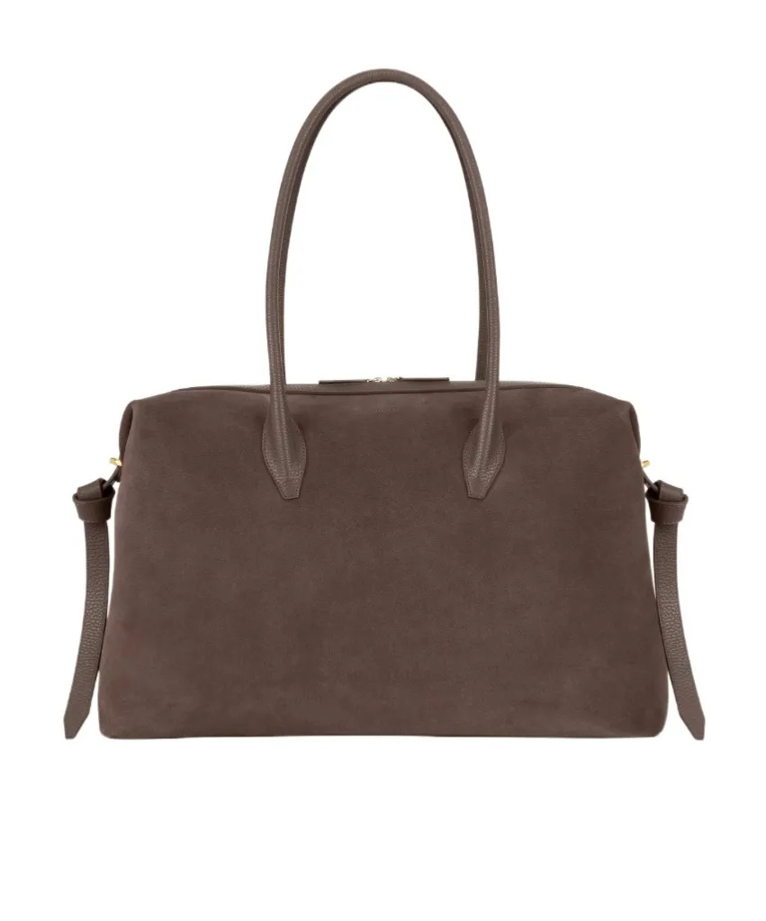 Large Brioche Duffle - Nutmeg Suede