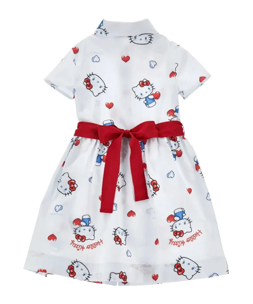 Monnalisa Hello Kitty Printed Dress