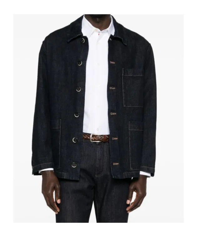 Button-Fastening Shirt
