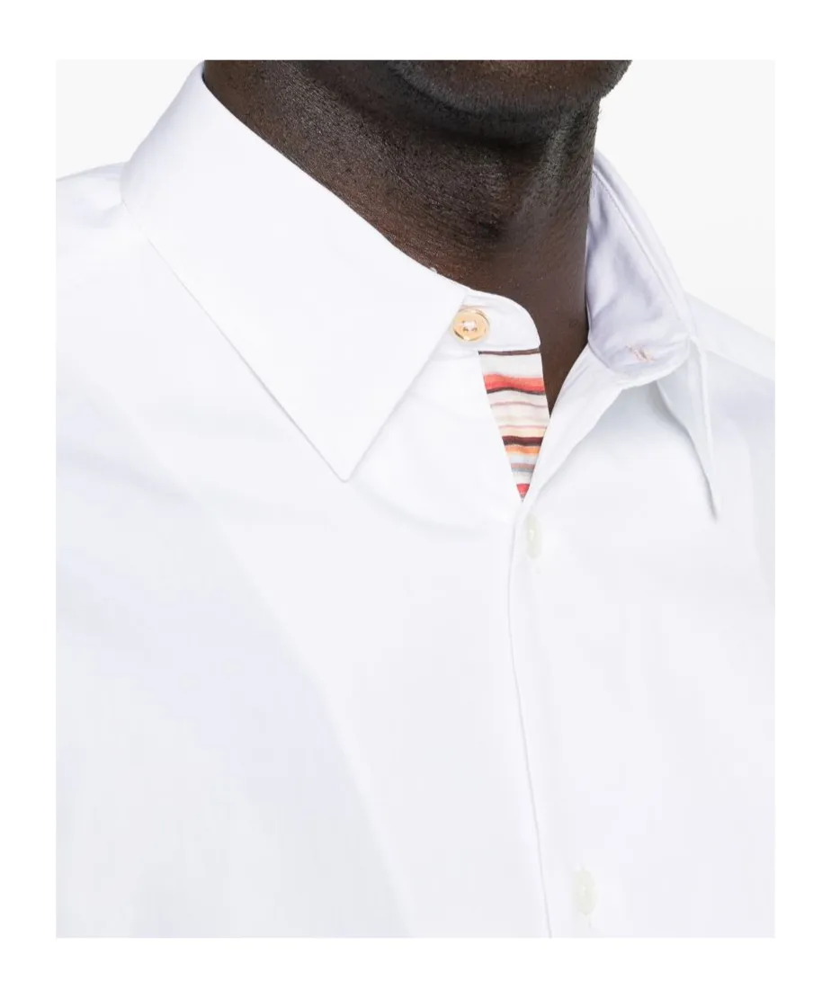 Button-Fastening Shirt