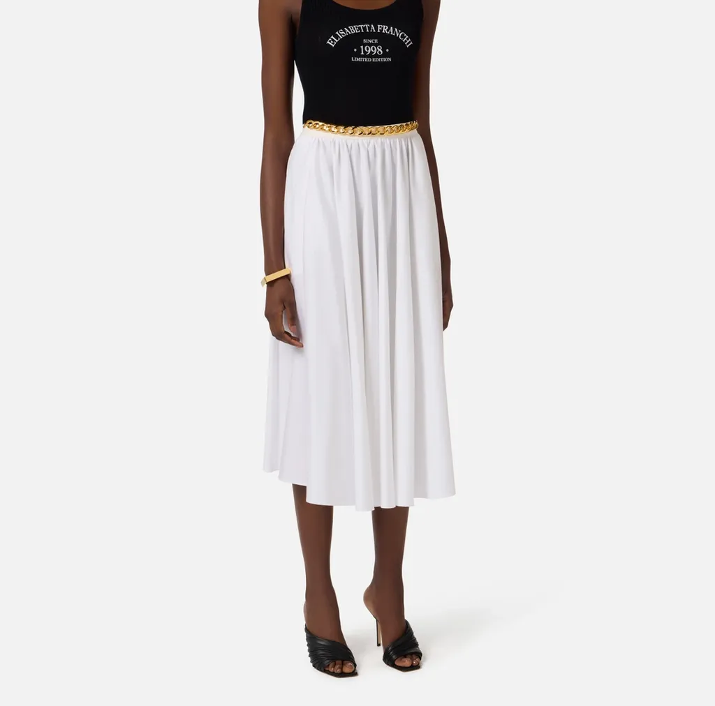 Elisabetta Franchi Skirts White