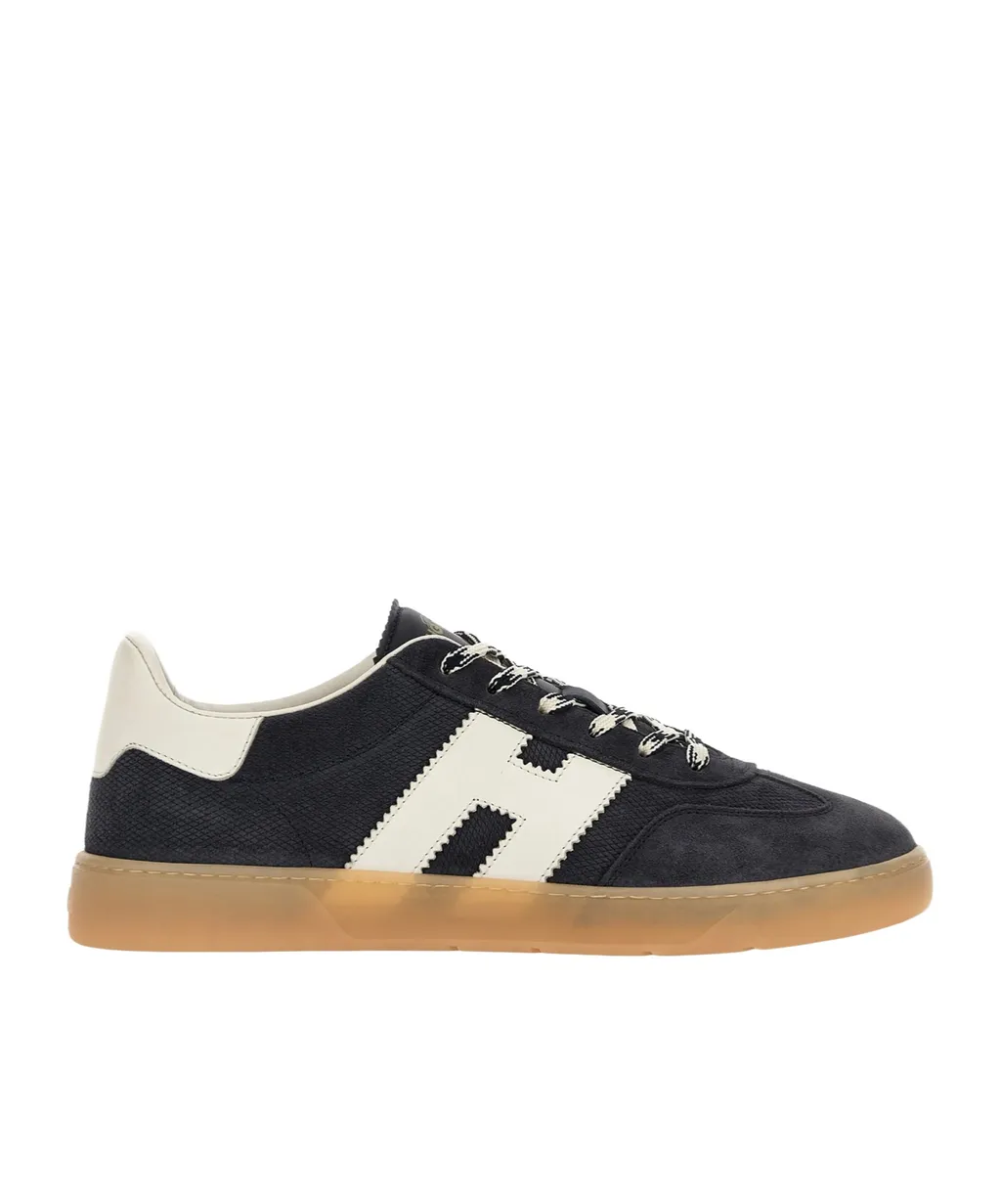 Hogan Logo-Patch Lace-Up Sneakers