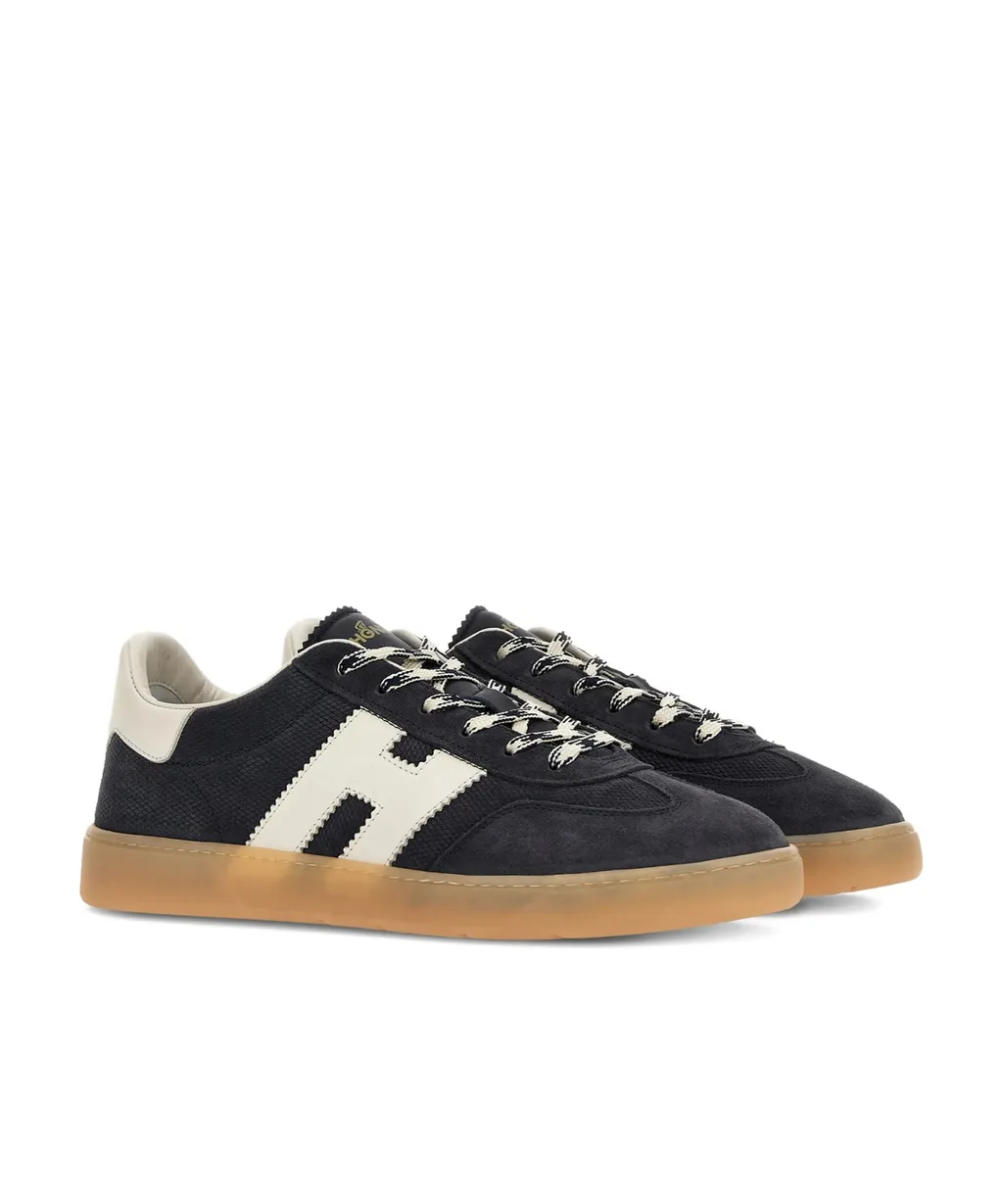 Hogan Logo-Patch Lace-Up Sneakers