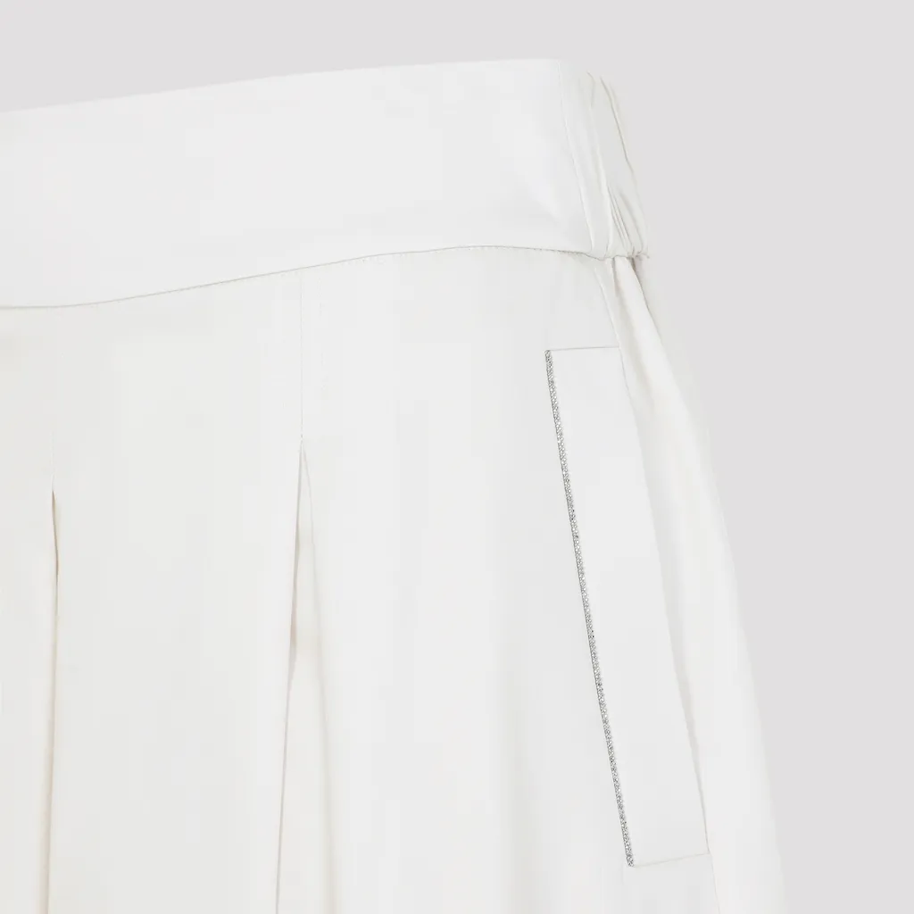 Side-Pockets Midi Skirt