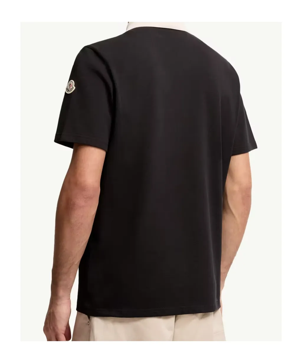 Moncler Logo Embroidered Short-Sleeve Polo Shirt