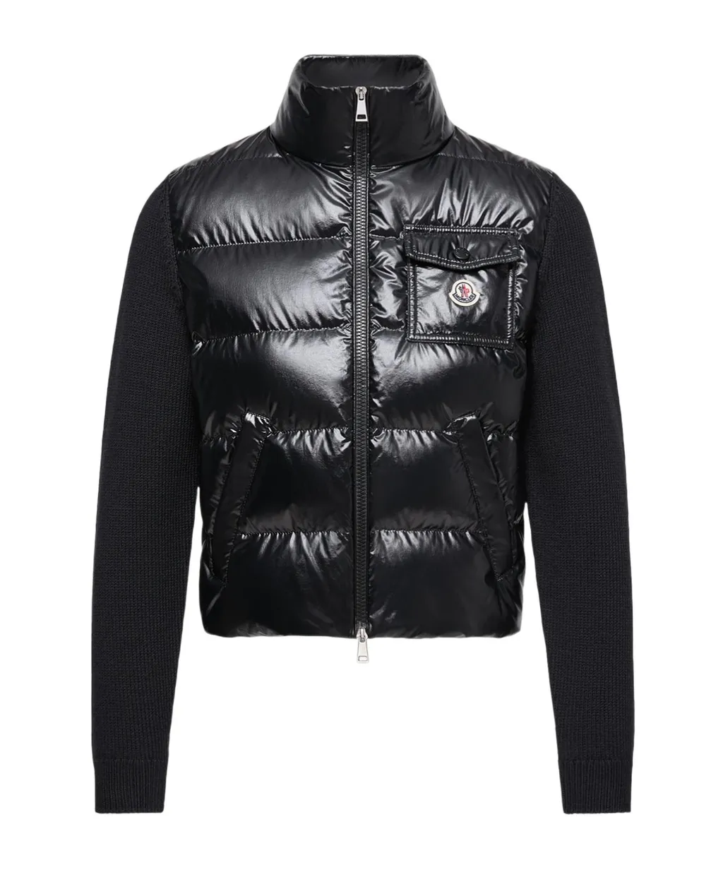 Moncler Padded Zip-Up Cardigan