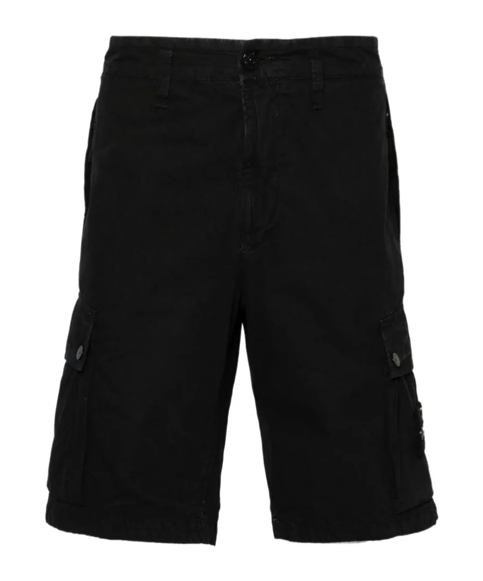 Stone Island Compass Patch Cargo Shorts