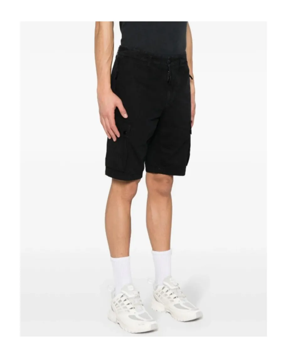 Stone Island Compass Patch Cargo Shorts