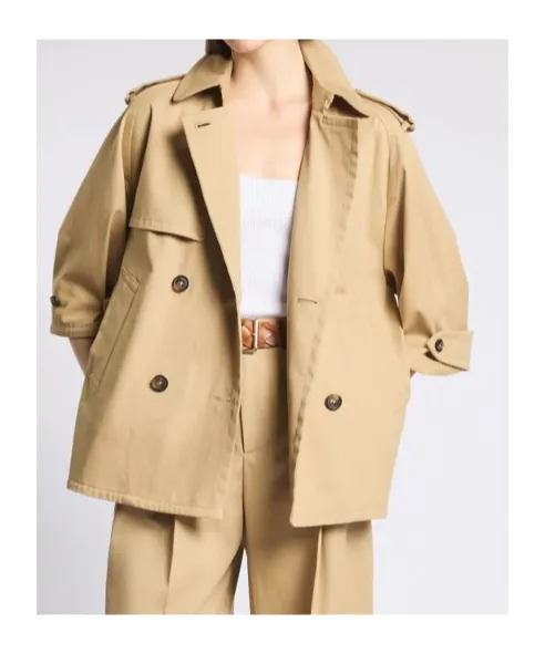 Fay Short Double-Breasted Jacket
