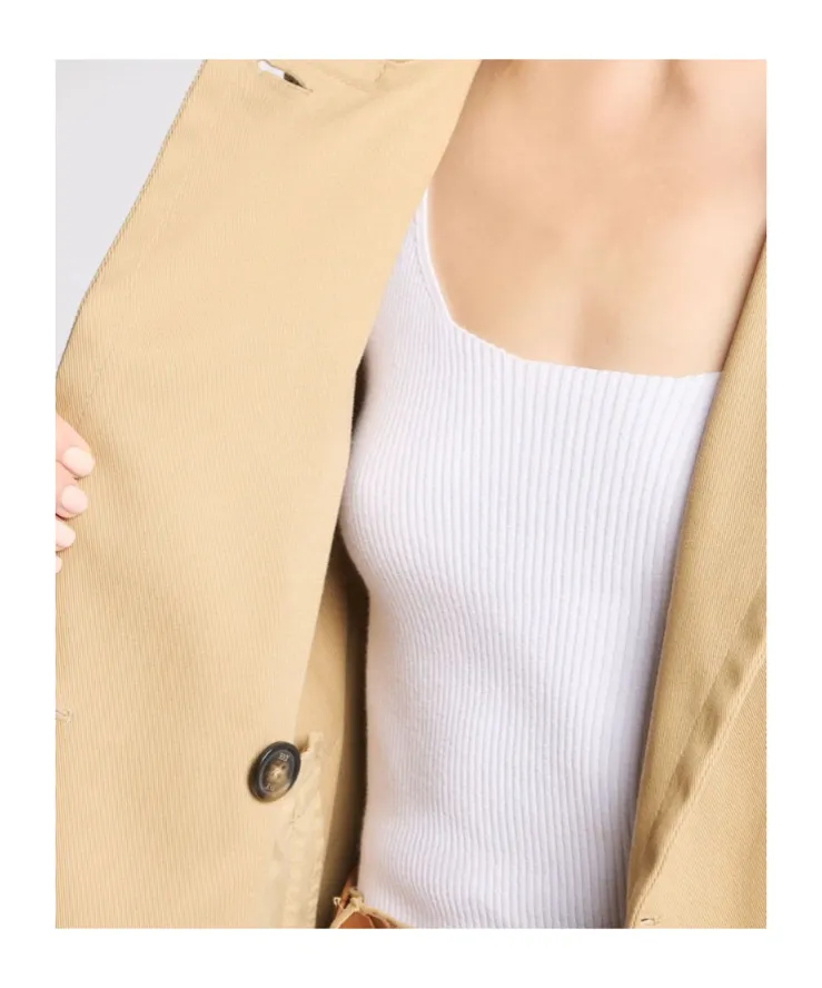 Fay Short Double-Breasted Jacket