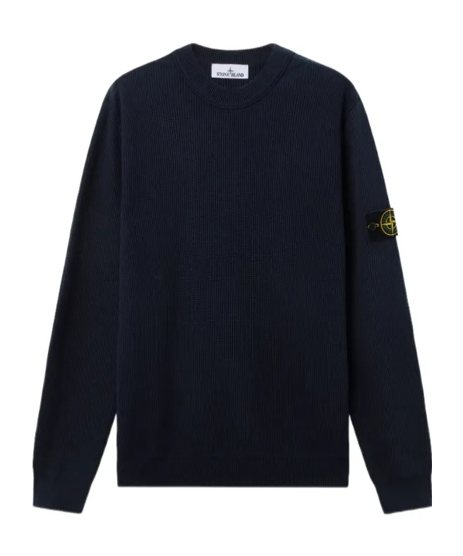 Stone Island Logo Patch Crewneck Sweatshirt