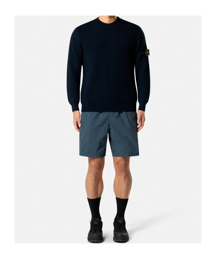 Stone Island Logo Patch Crewneck Sweatshirt