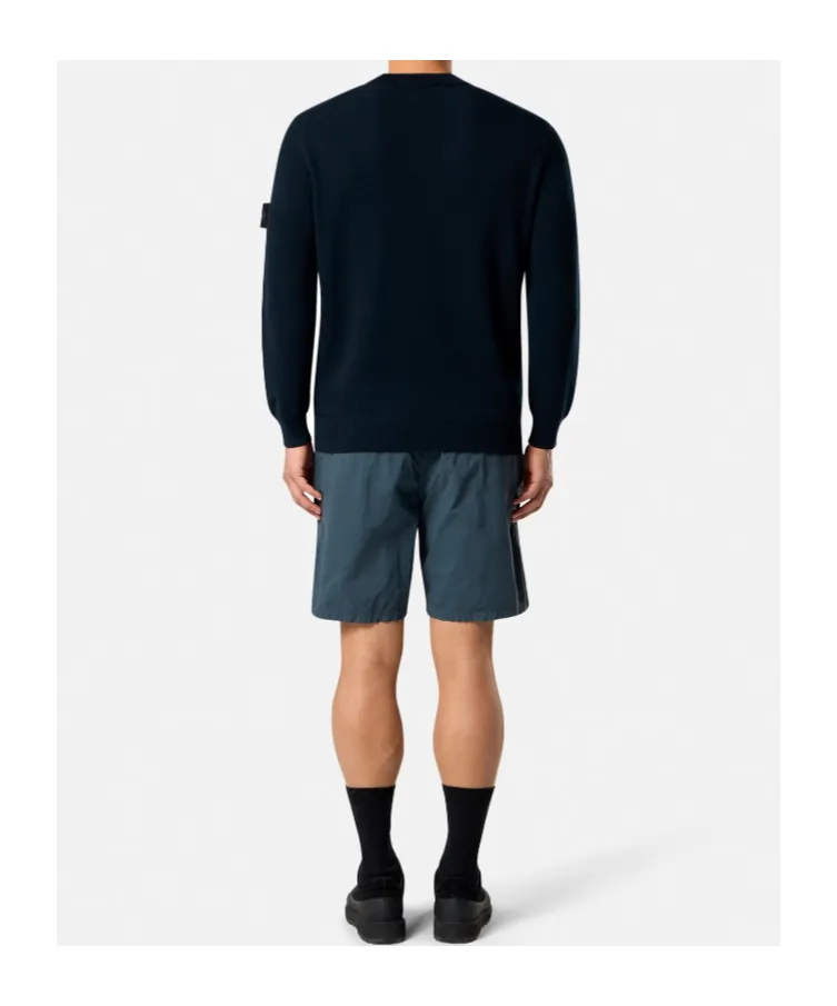 Stone Island Logo Patch Crewneck Sweatshirt