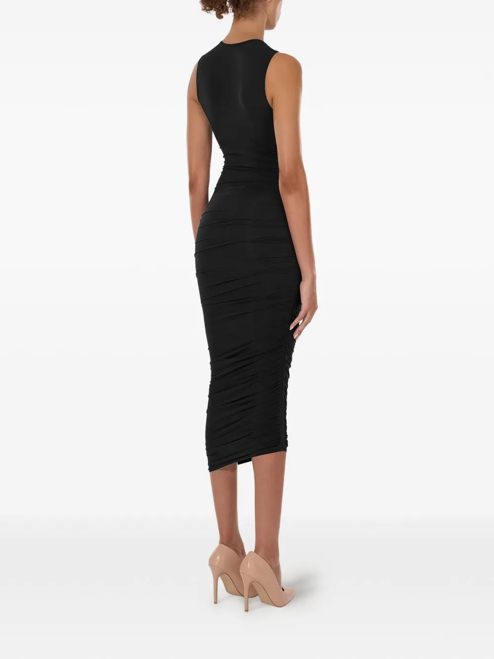 Sheer Drape Dress