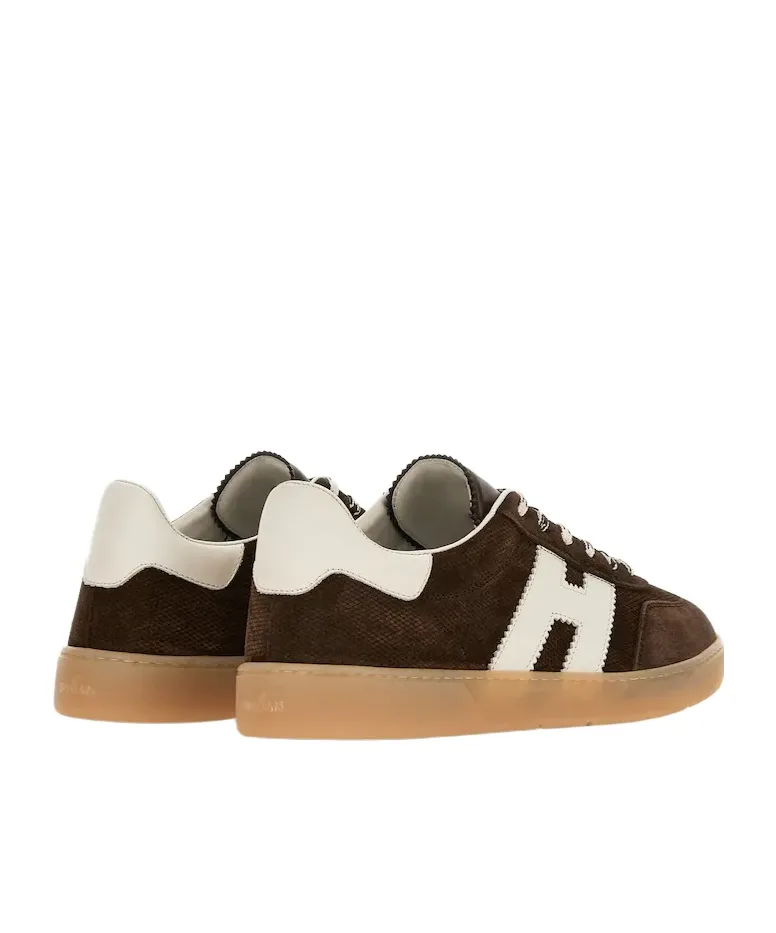 Hogan Logo-Patch Lace-Up Sneakers