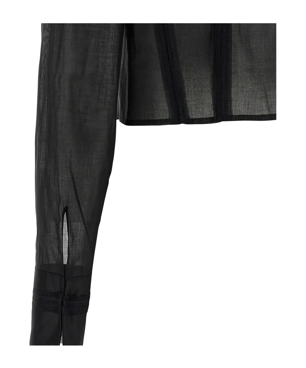 Elisabetta Franchi Flap And Embroideried Shirt