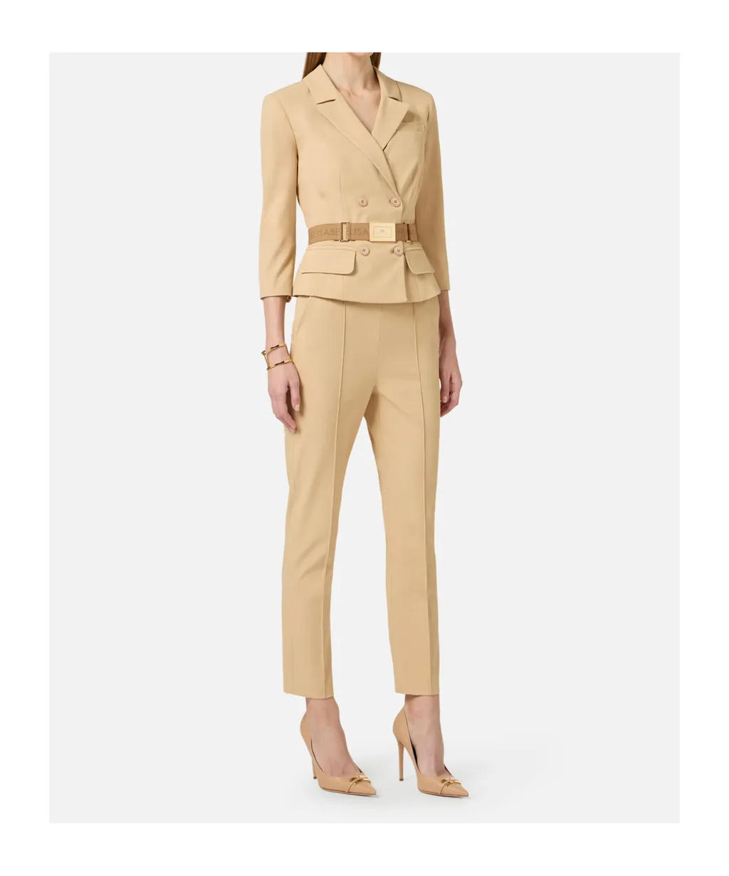 Elisabetta Franchi Belted Trousers