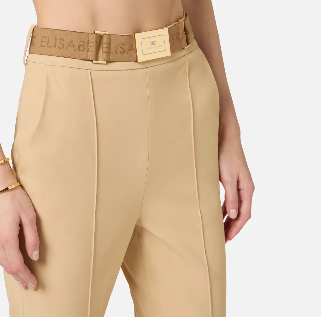 Elisabetta Franchi Belted Trousers