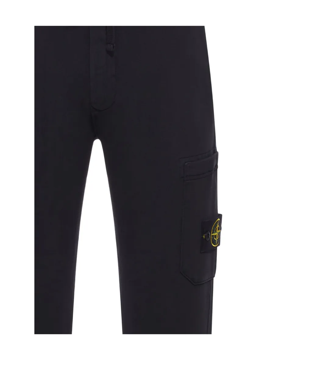 Stone Island Logo Patch Drawstring Trousers