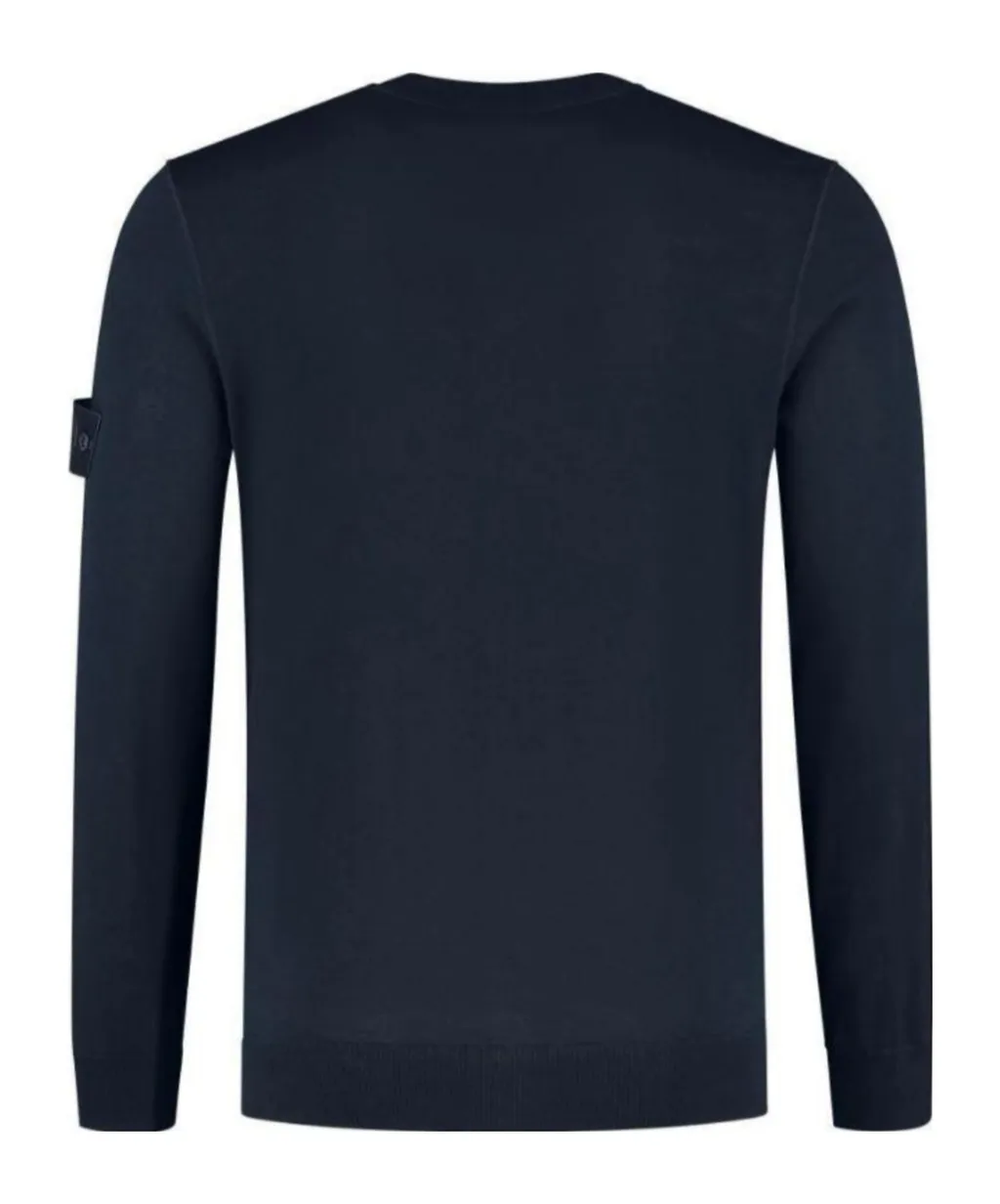 Logo-Patch Crew-Neck Sweater