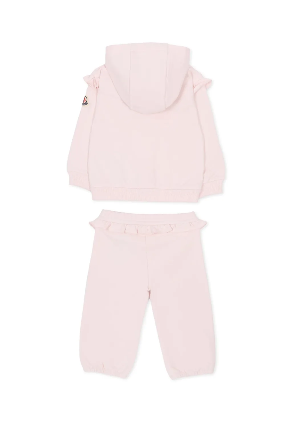 Moncler Enfant Ruffle-Trimmed Logo Embroidered Set