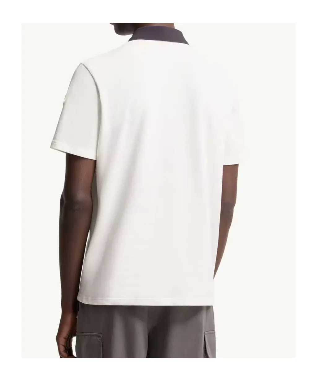 Moncler Logo Embroidered Short-Sleeve Polo Shirt