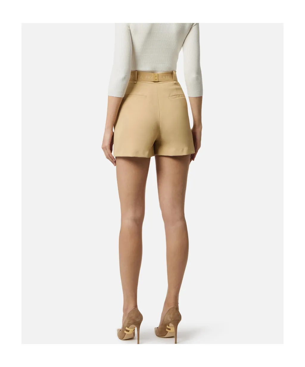 Elisabetta Franchi Belt Shorts
