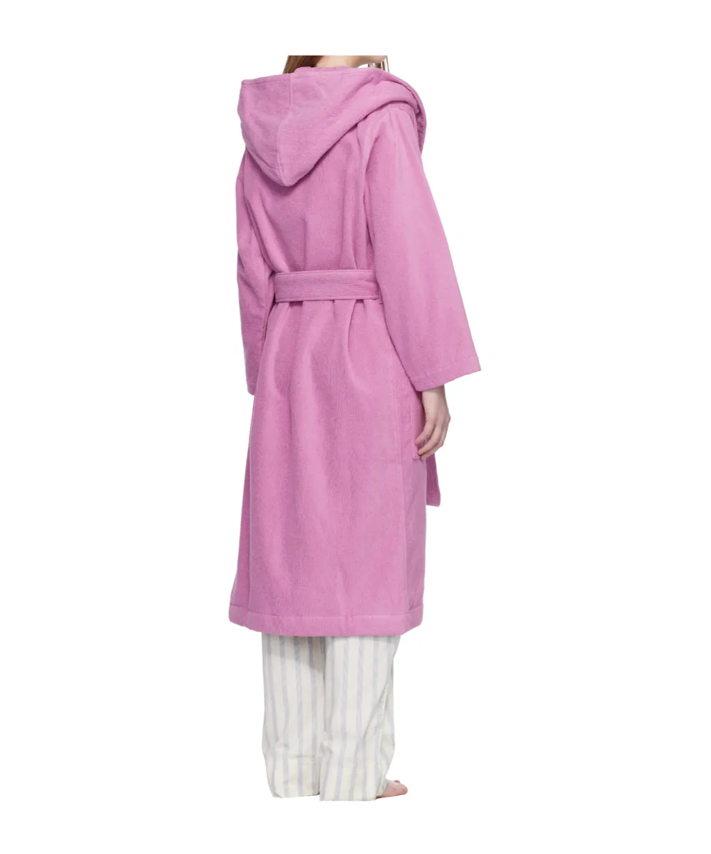 Lace-Up Hooded Bathrobe