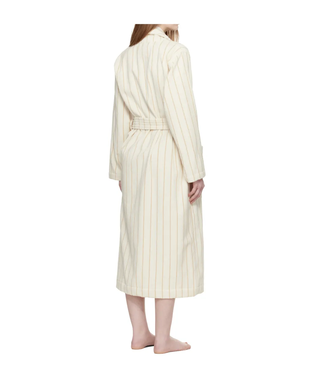 Striped Bathrobe With Ties