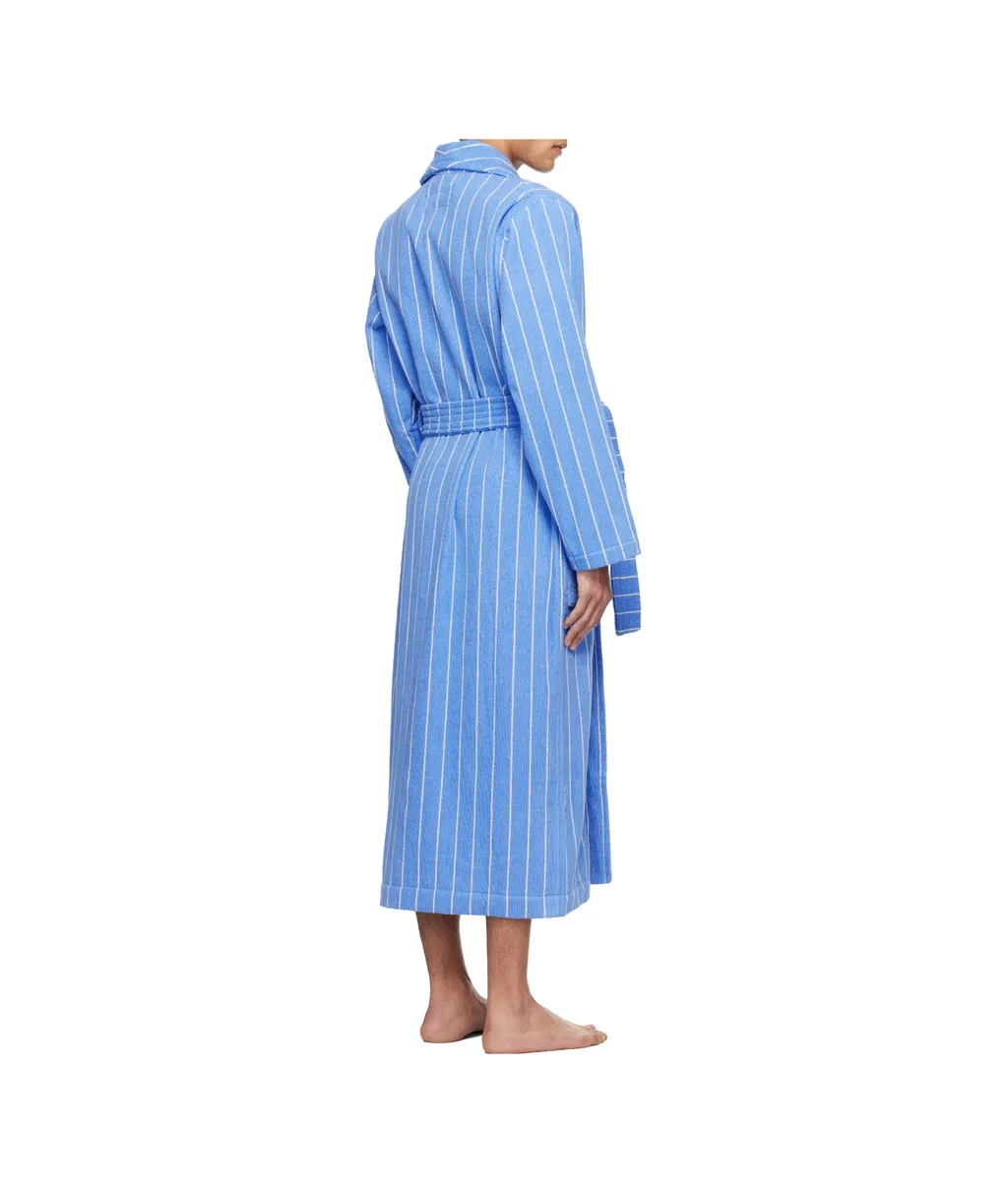 Striped Bathrobe With Ties