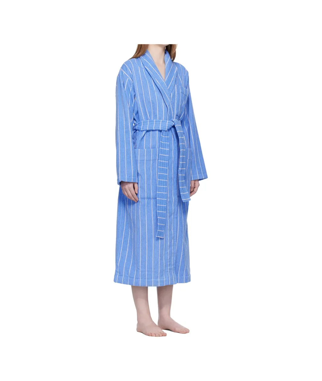 Striped Bathrobe With Ties