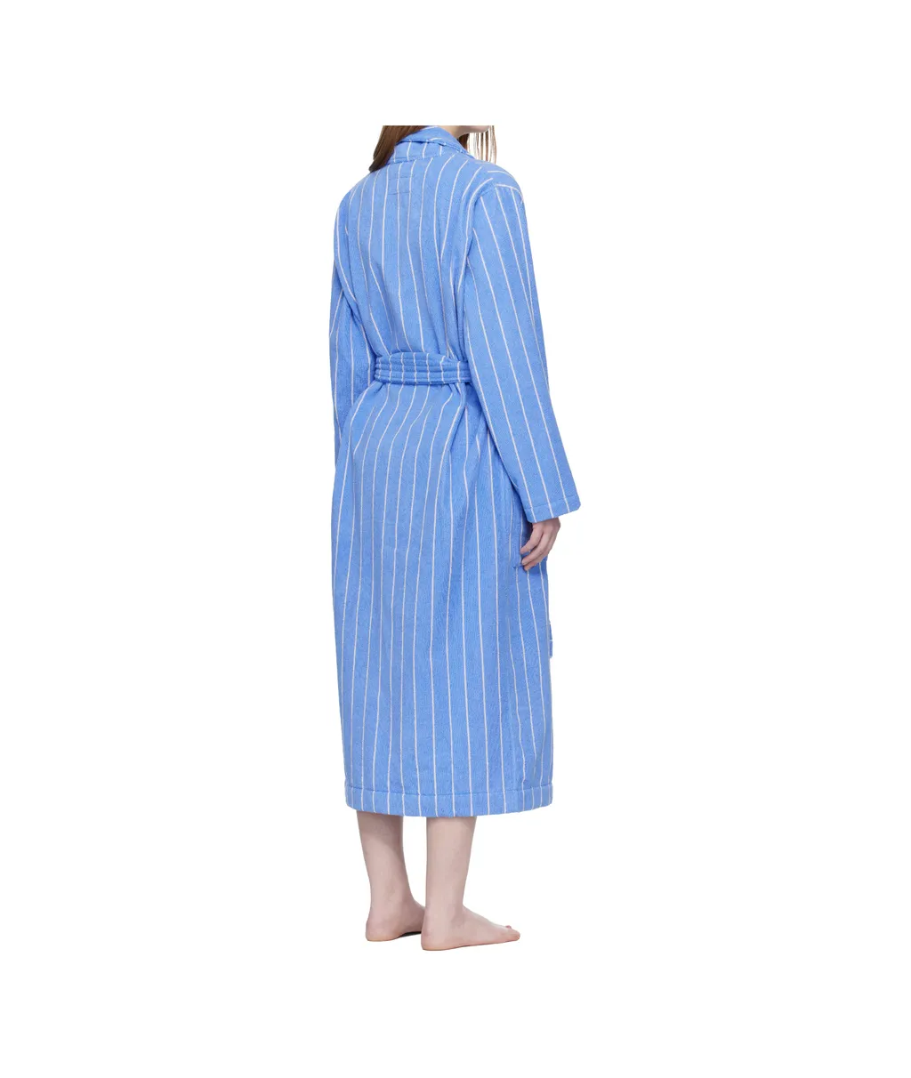 Striped Bathrobe With Ties
