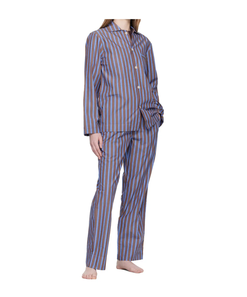 Striped Long-Sleeved Pajama Shirt