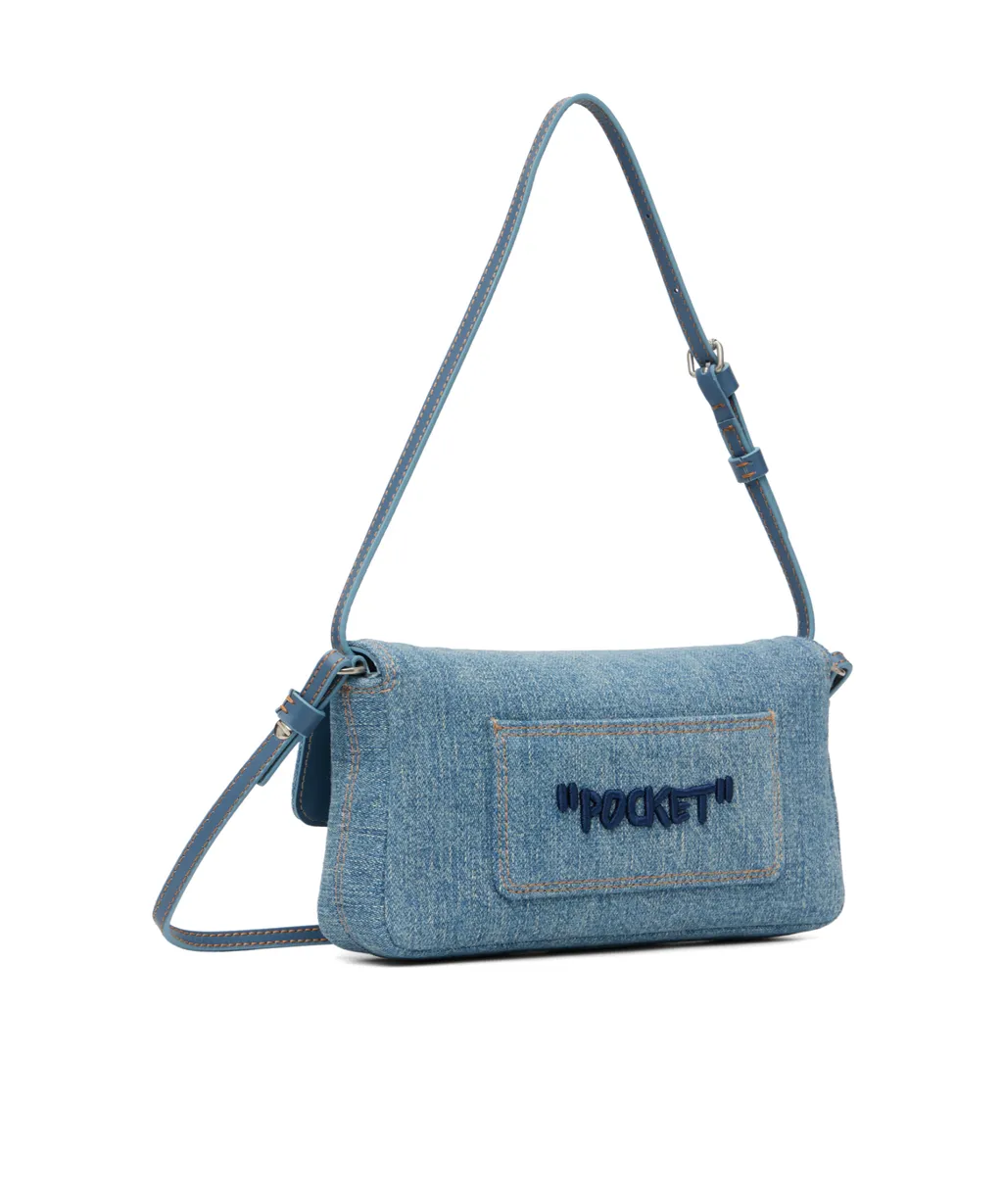 Jitney 0.7 Denim Shoulder Bag