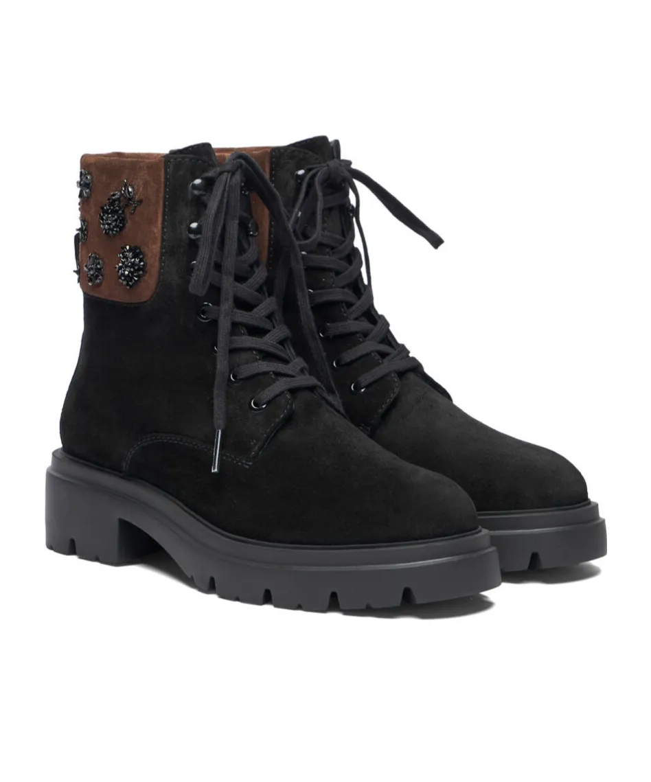 Hudson Lace-Up Bootie