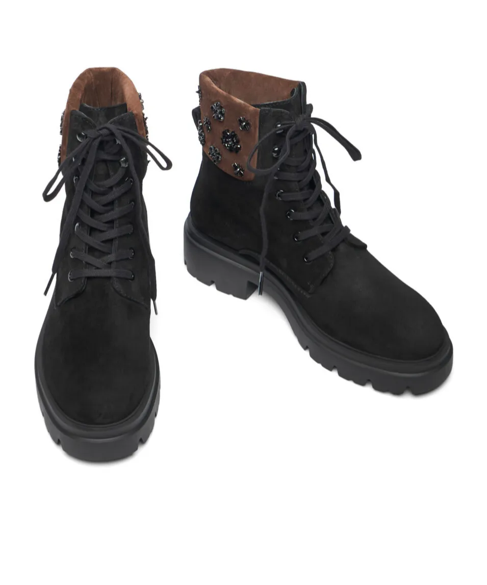 Hudson Lace-Up Bootie