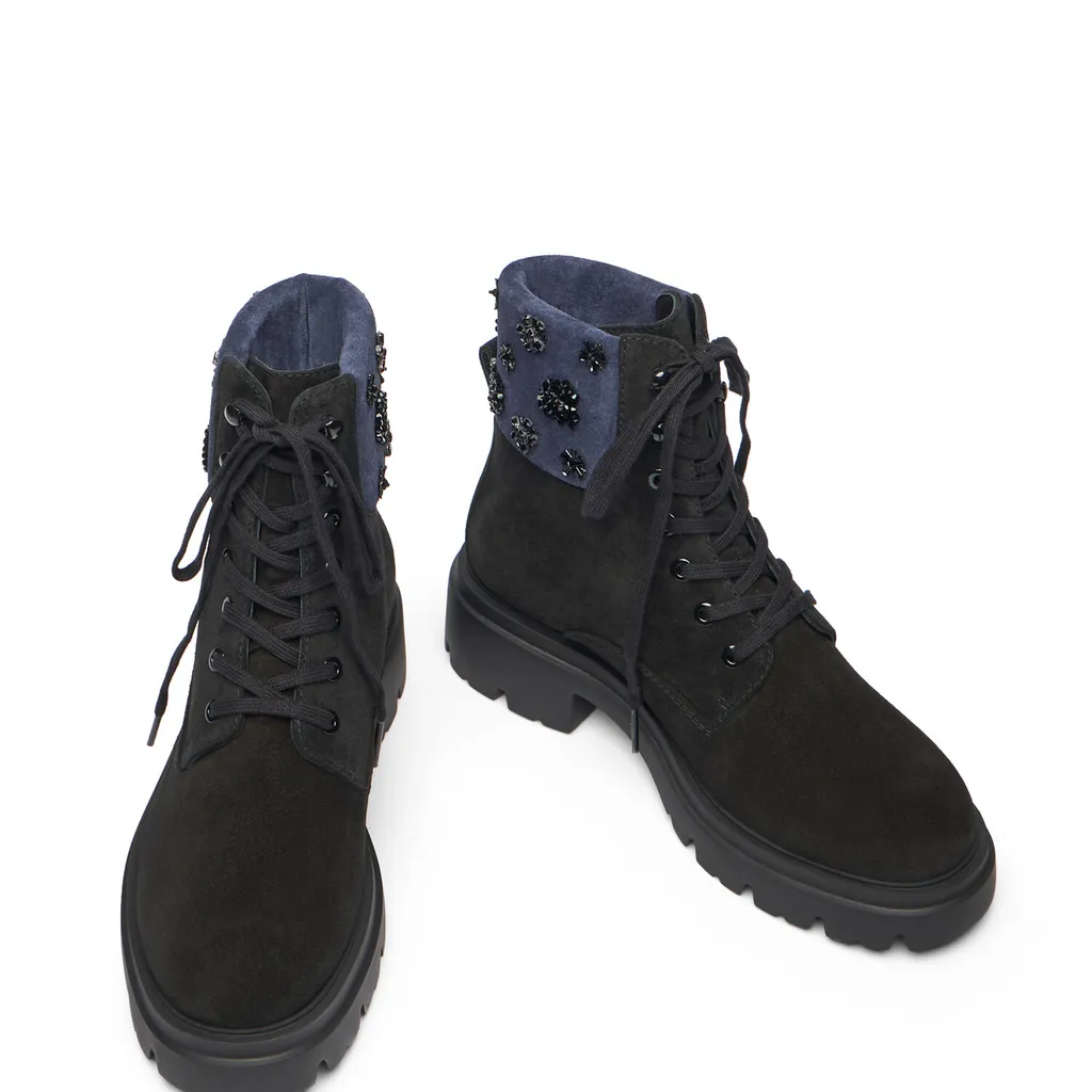 Hudson Lace-Up Bootie