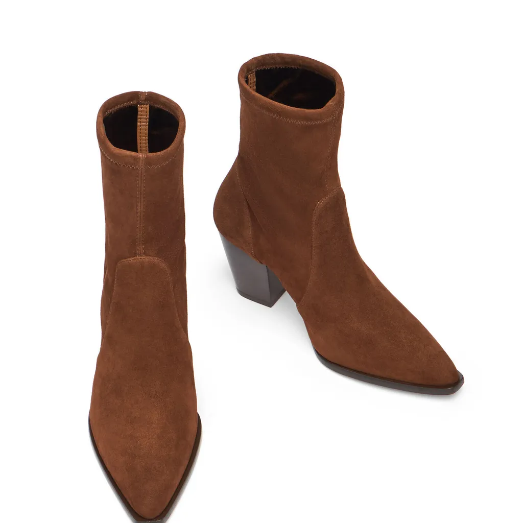 Pointed-Toe Ankle Boots