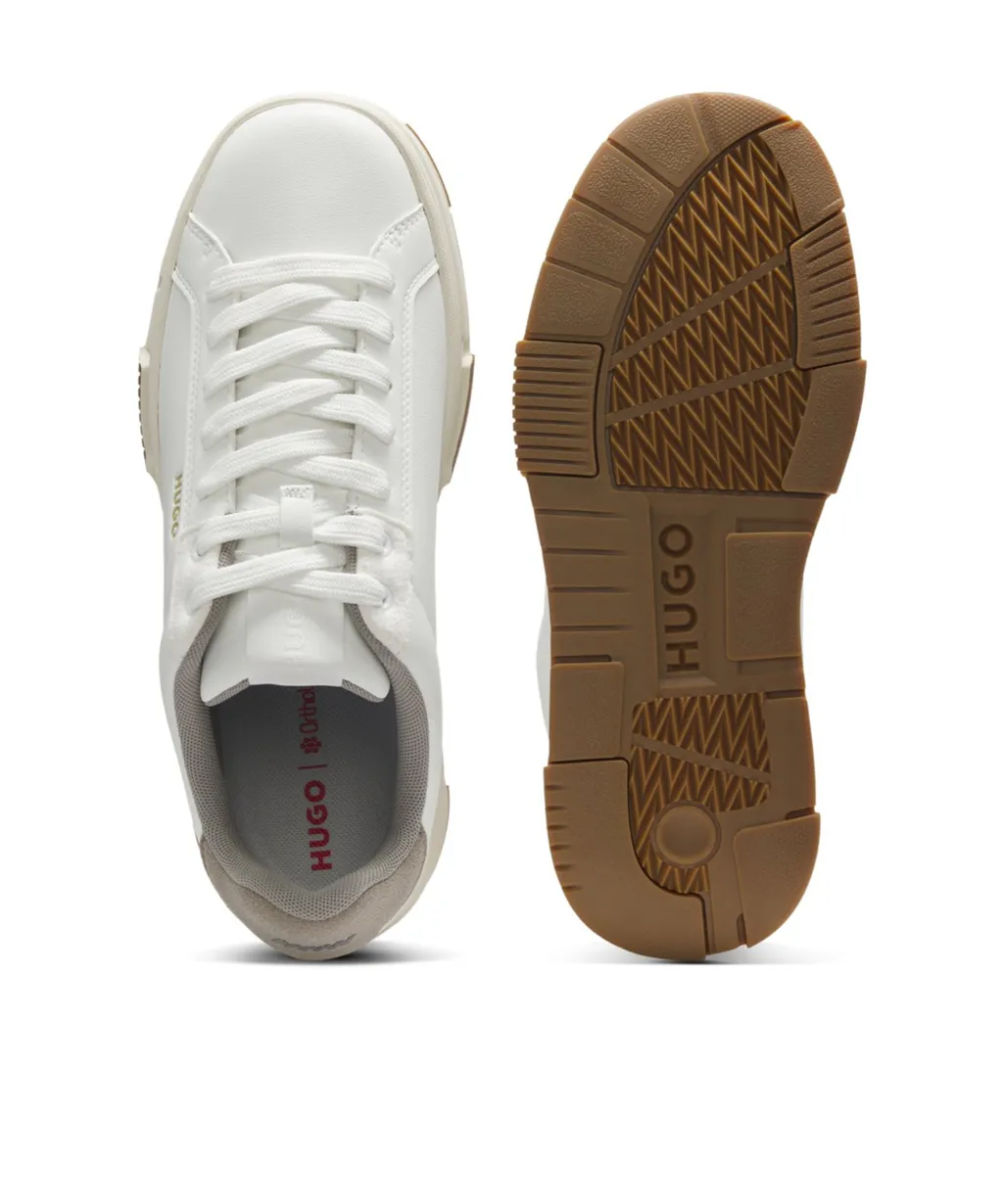 Trainers In Faux Leather