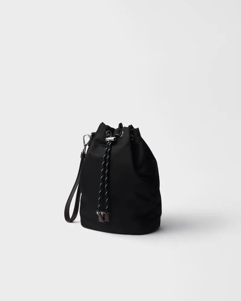 Prada Speedrock Re-Nylon And Leather Pouch