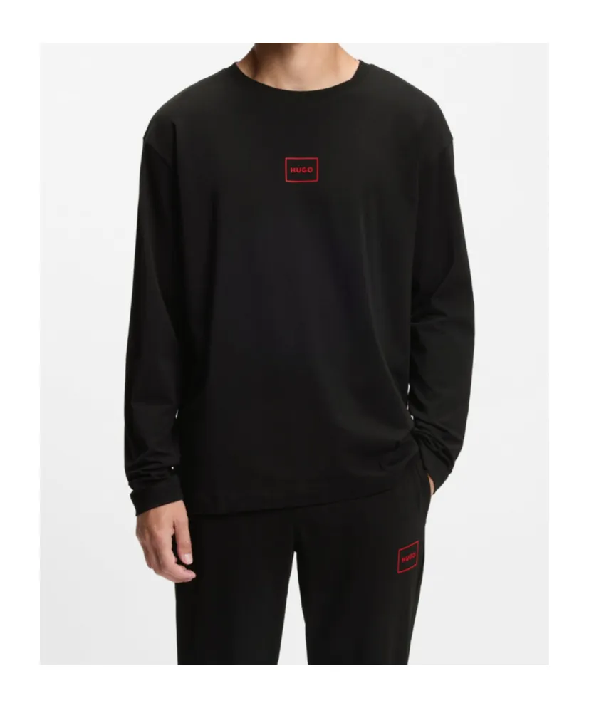 Stretch-Cotton T-Shirt With Logo Print