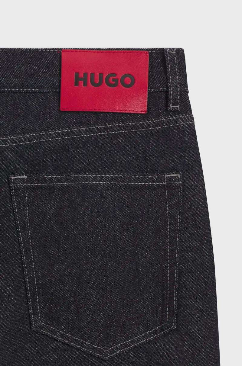 Relaxed-Fit Jeans In Dark-Blue Denim