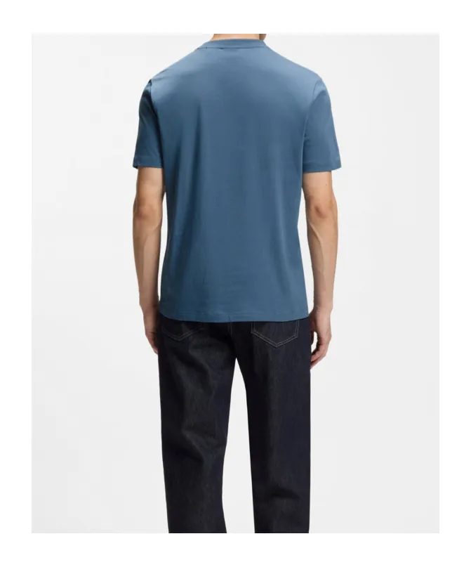 Cotton-Jersey T-Shirt With Gradient Logo Label
