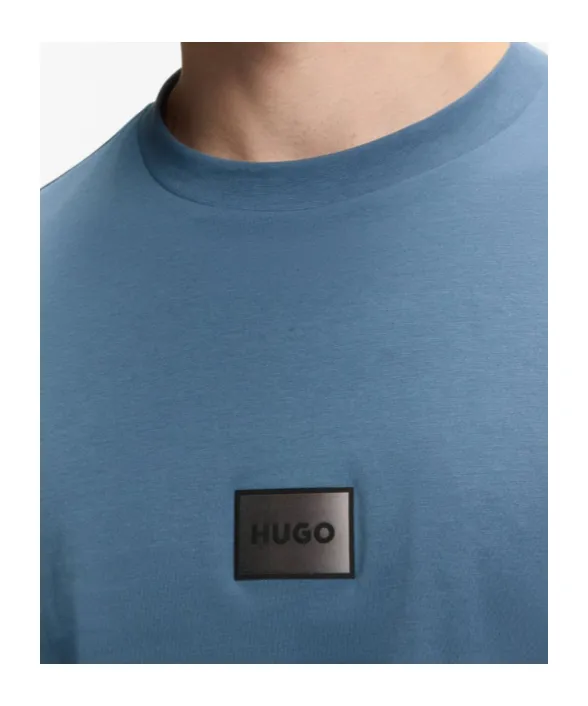 Cotton-Jersey T-Shirt With Gradient Logo Label