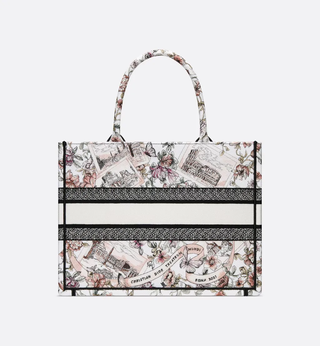 Medium-Sized Dior Book Tote Handbag