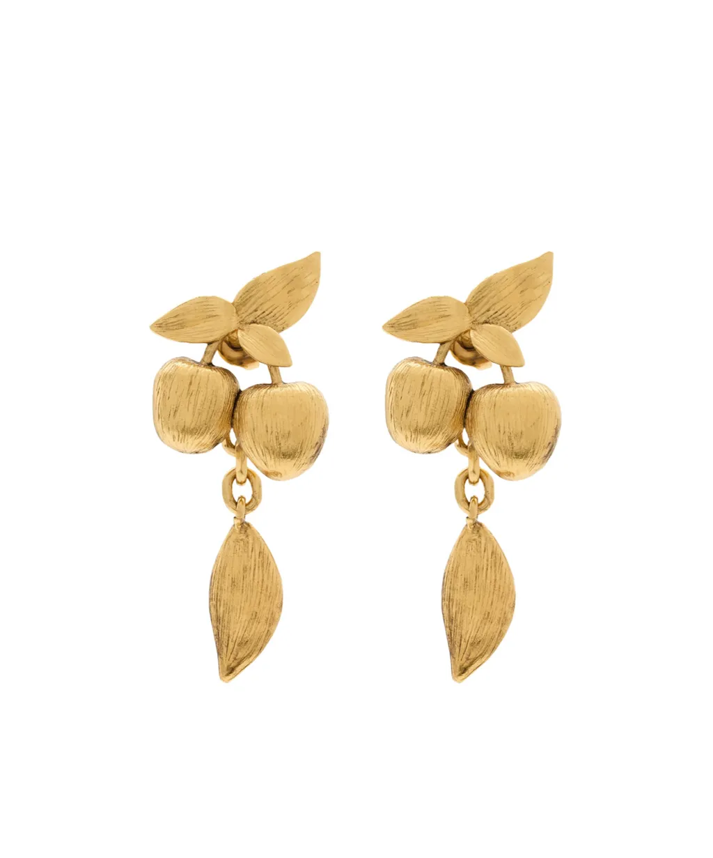 Boucles D’Oreilles Cerise En MÉTal