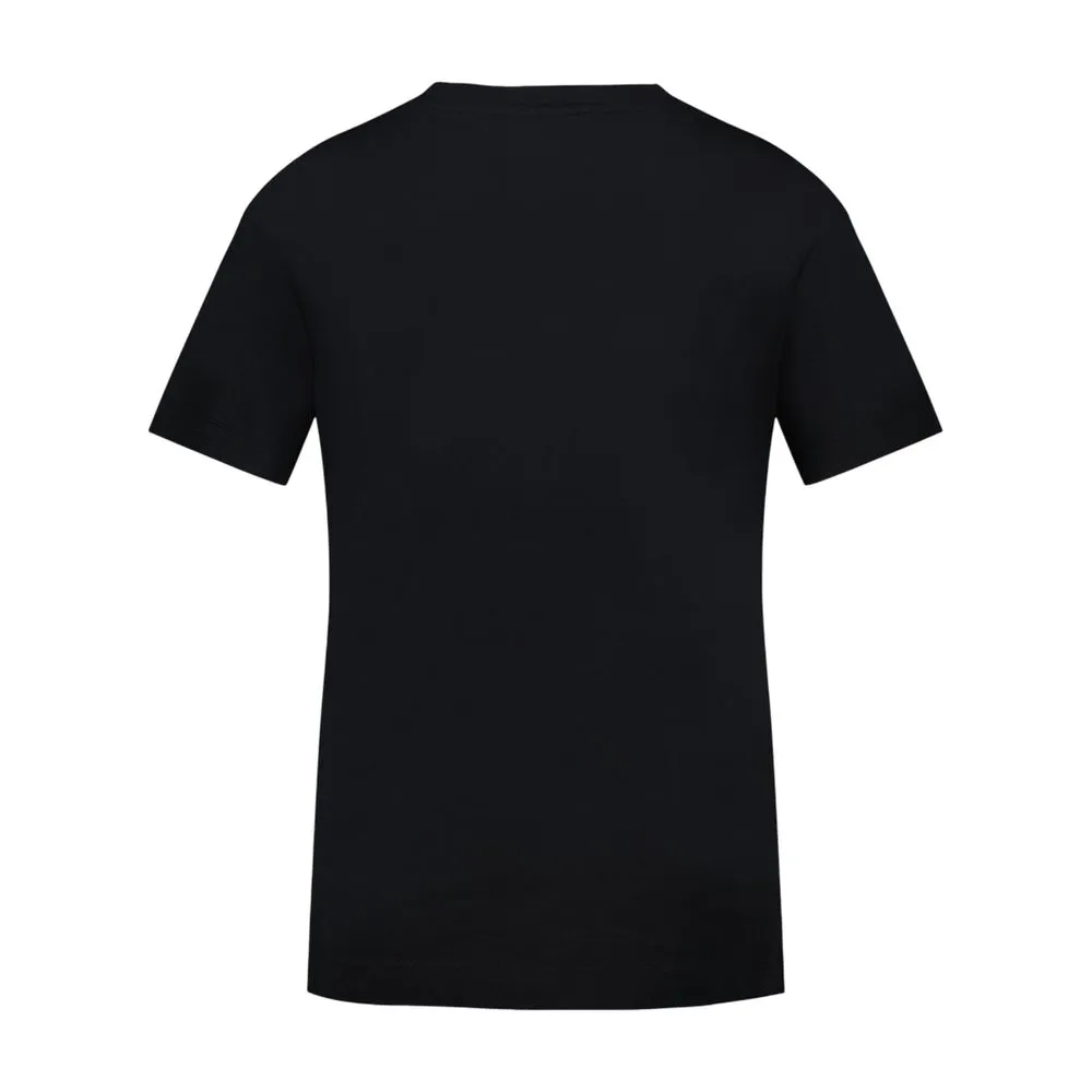 Rose Print Cotton T-Shirt
