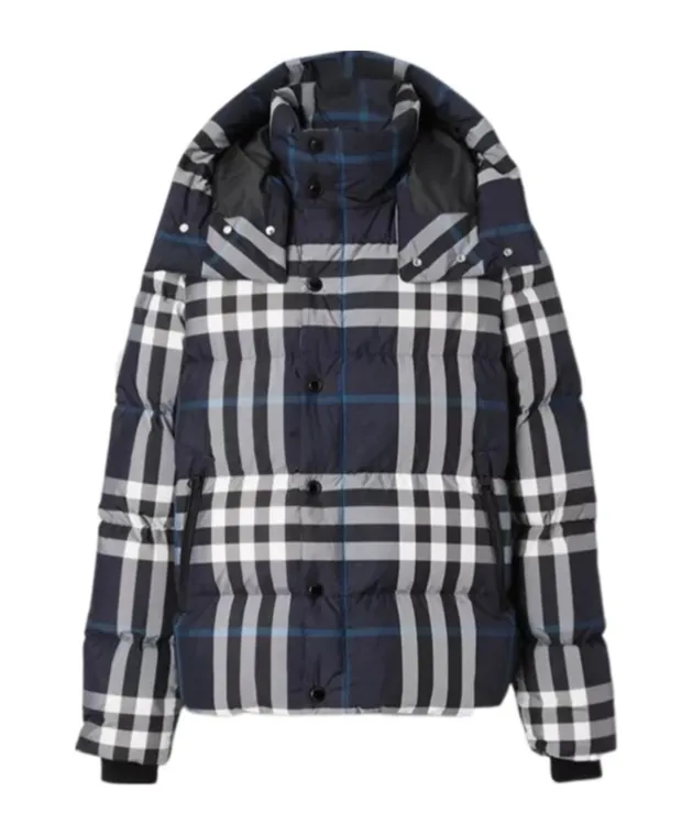 Plaid Hooded Cotton Jacket