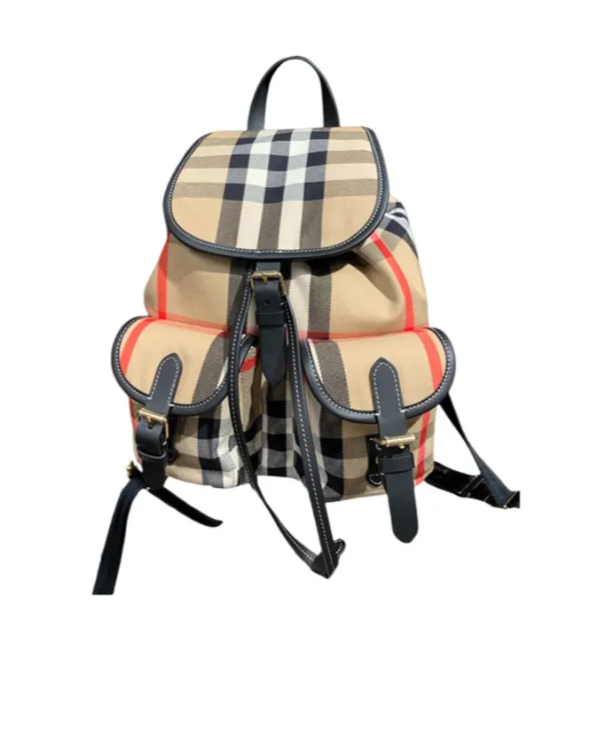 Plaid Backpack